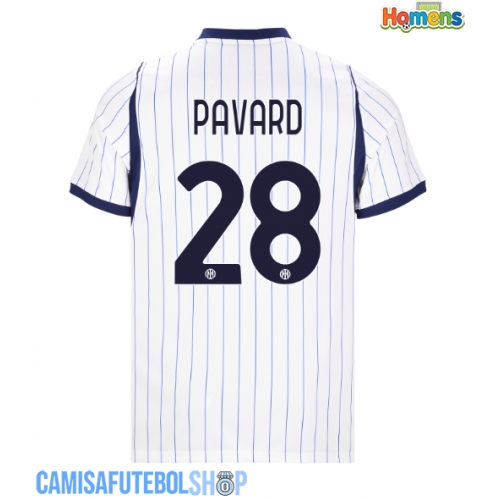 Camisa de time de futebol Inter Milan Benjamin Pavard #28 Replicas 2º Equipamento 2026-27 Manga Curta